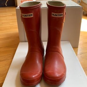 HUNTER WOMENS SHORT RAIN BOOTS